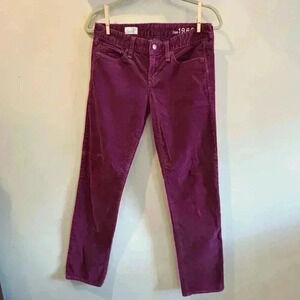 Gap Purple Straight Leg Corduroy Pants